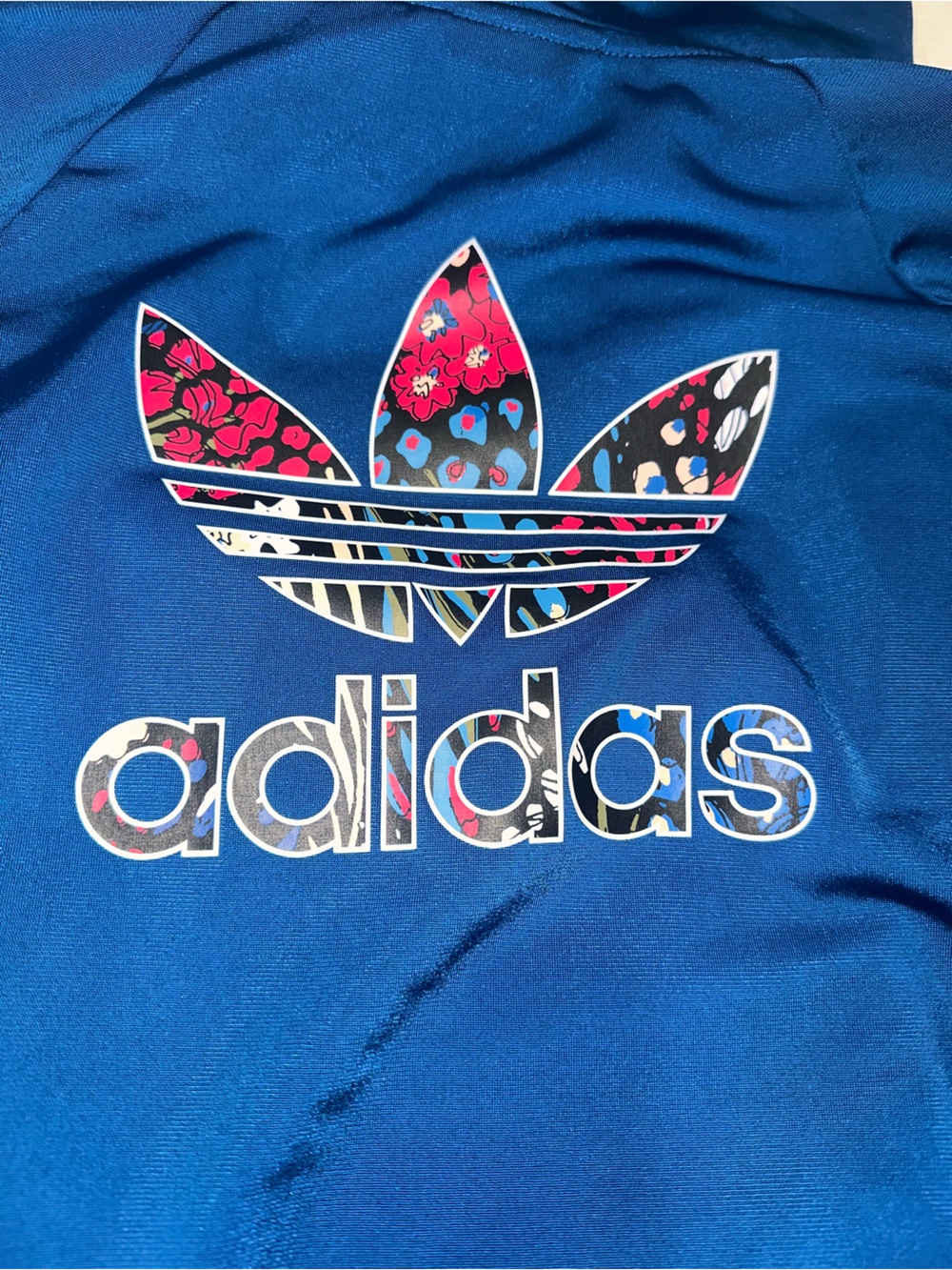 Adidas Blue Track Jacket Women’s - Picture 9 of 11